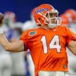 Florida Gators quarterback Luke Del Rio at spring practice- 1280x853