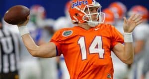 Florida Gators quarterback Luke Del Rio at spring practice- 1280x853