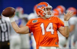 Florida Gators quarterback Luke Del Rio at spring practice- 1280x853