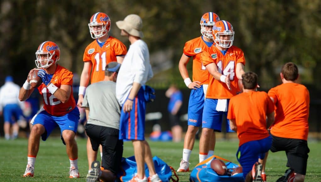 Florida Gators quarterback during spring football 2016- 1280x853