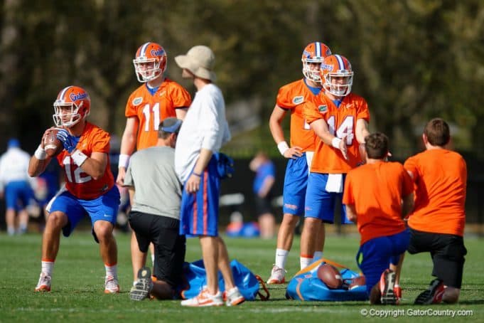 Florida Gators quarterback during spring football 2016- 1280x853