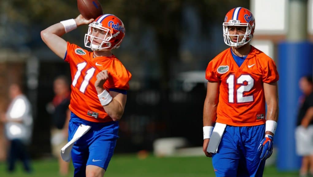 Florida Gators quarterbacks Kyle Trask and Austin Appleby- 1280x853