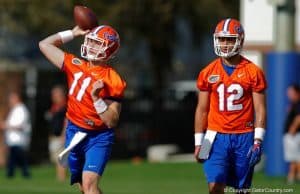 Florida Gators quarterbacks Kyle Trask and Austin Appleby- 1280x853