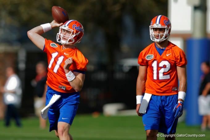 Florida Gators quarterbacks Kyle Trask and Austin Appleby- 1280x853