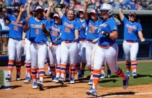 Florida Gators softball player Kayli Kvistad against Illinois State- 1280x1018