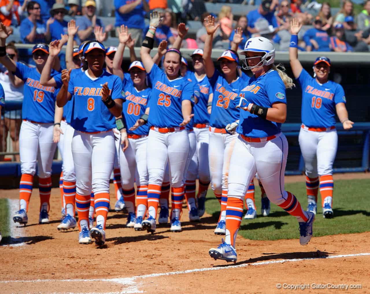 Florida Gators softball sweeps doubleheader from Louisiana Lafayette