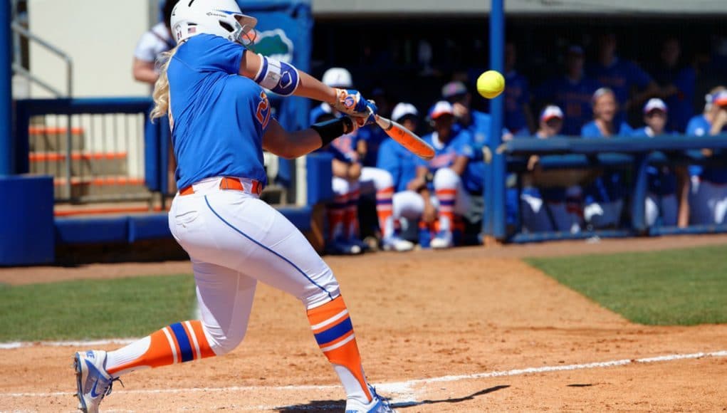 Florida Gators softball player Kayli Kvistad against Illinois State- 1280x853