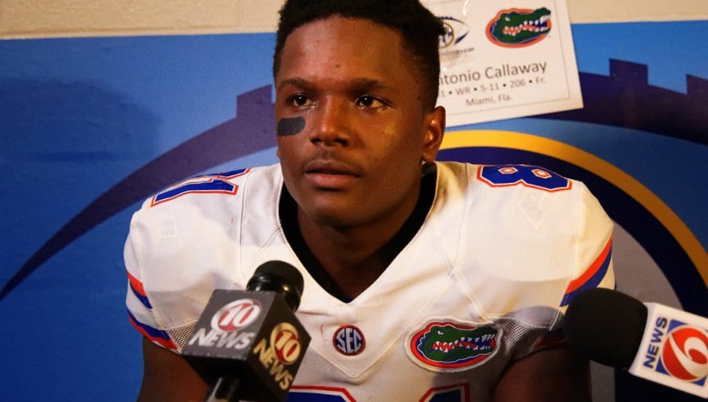 University of Florida freshman receiver Antonio Callaway meets with media after the SEC Championship game- Florida Gators football-1280x854