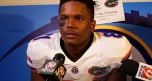 University of Florida freshman receiver Antonio Callaway meets with media after the SEC Championship game- Florida Gators football-1280x854