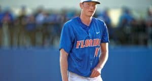 University of Florida junior A.J. Puk leaves his first outing of the season against FGCU- Florida Gators baseball- 1280x852