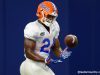 University of Florida junior Mark Thompson catches a pass during spring practice- Florida Gators football- 1280x852