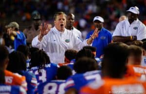 Florida Gators head coach Jim McElwain during the spring game 2016-1280x853