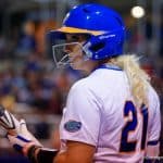 Florida Gators softball player Kayli Kvistad against FSU in 2016- 1280x855