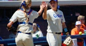 Florida Gators softball players Aubree Munro and Taylore Fuller- 1280x853