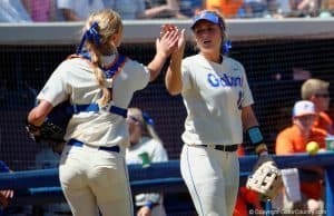 Florida Gators softball players Aubree Munro and Taylore Fuller- 1280x853