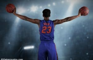 University of Florida basketball player Keith Stone poses for Gator Country during the Florida Gators men’s basketball media day- Florida Gators basketball- 1280x853