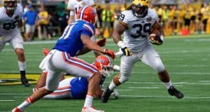 University of Florida cornerback Jalen Tabor sizes up a tackle in the 2016 Citrus Bowl- Florida Gators football- 1280x855