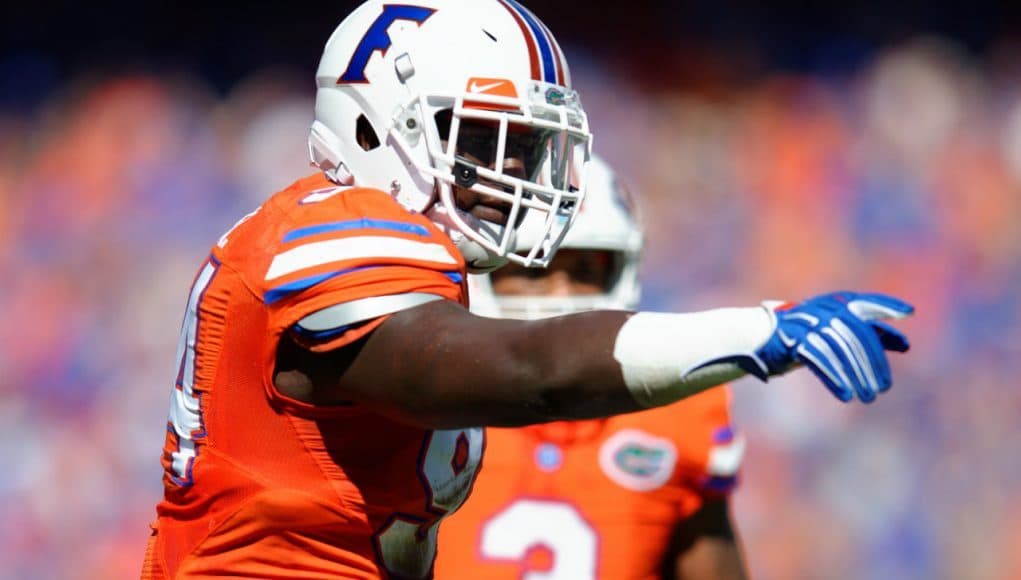 University of Florida defensive end Bryan Cox Jr. in a 9-7 win over Vanderbilt on 11-7-15-Florida Gators football- 1280x852