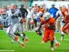 University of Florida linebacker Neiron Ball chases Miami Hurricane running back Duke Johnson during Florida’s loss at Miami on Saturday, September 7 2013- Florida Gators football 1280x849