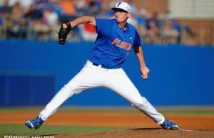 University of Florida pitcher A.J. Puk delivers against FGCU in his first start of the 2016 season- Florida Gators baseball- 1280x852