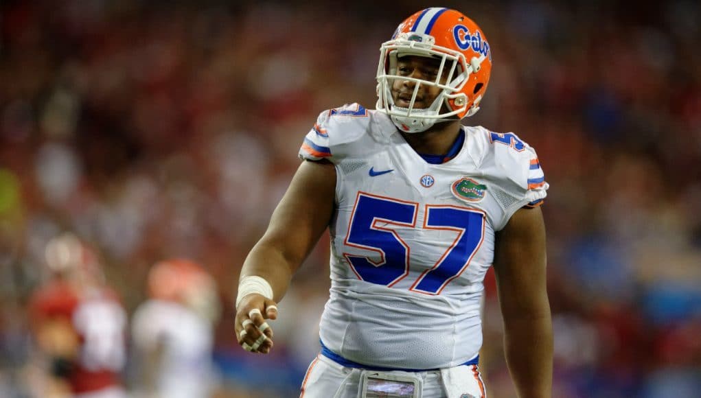 University of Florida defensive tackle Caleb Brantley during the 2015 SEC Championship Game- Florida Gators football- 1280x852