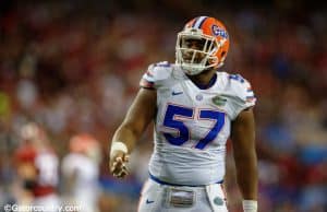 University of Florida defensive tackle Caleb Brantley during the 2015 SEC Championship Game- Florida Gators football- 1280x852