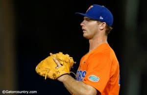 University of Florida first baseman Pete Alonso plays defense in a win over Florida State- Florida Gators baseball- 1280x852