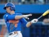 University of Florida freshman Jonathan India takes a swing in a win over FGCU on opening weekend- Florida Gators baseball- 1280x852