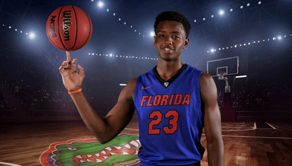 University of Florida freshman Keith Stone poses for Gator Country during media day- Florida Gators basketball- 1280x852