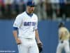 University of Florida junior Logan Shore reacts after striking out a batter in the first inning during a 4-2 win over Vanderbilt- Florida Gators baseball-1280x852