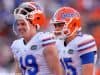 University of Florida punter Johnny Townsend and kicker Eddy Pineiro warm up before the Orange and Blue Debut- Florida Gators football-1280x852