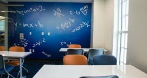 A math study room at the newly renovated Otis Hawkins Center at Farrior Hall on the University of Florida campus- Florida Gators- 1280x852