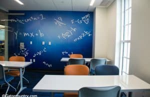 A math study room at the newly renovated Otis Hawkins Center at Farrior Hall on the University of Florida campus- Florida Gators- 1280x852