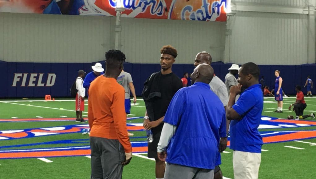 DB Elijah Blades at Florida Gators football camp- 1280x1280