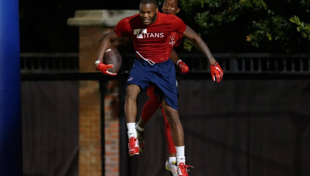 Florida Gators receiver commit Daquon Green at camp- 1280x853