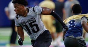 Florida Gators recruiting commit Kemore Gamble at Florida camp- 1280x853