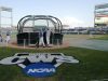 Jun 20, 2015; Omaha, NE, USA; The Florida Gators take batting practice before the game against the Virginia Cavaliers in the 2015 College World Series at TD Ameritrade Park. Mandatory Credit: Steven Branscombe-USA TODAY Sports