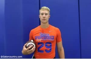2018 quarterback recruit Artur Sitkowski poses for a picture after competing in the Florida Gators Next Level Quarterback Camp- Florida Gators recruiting- 1279x829