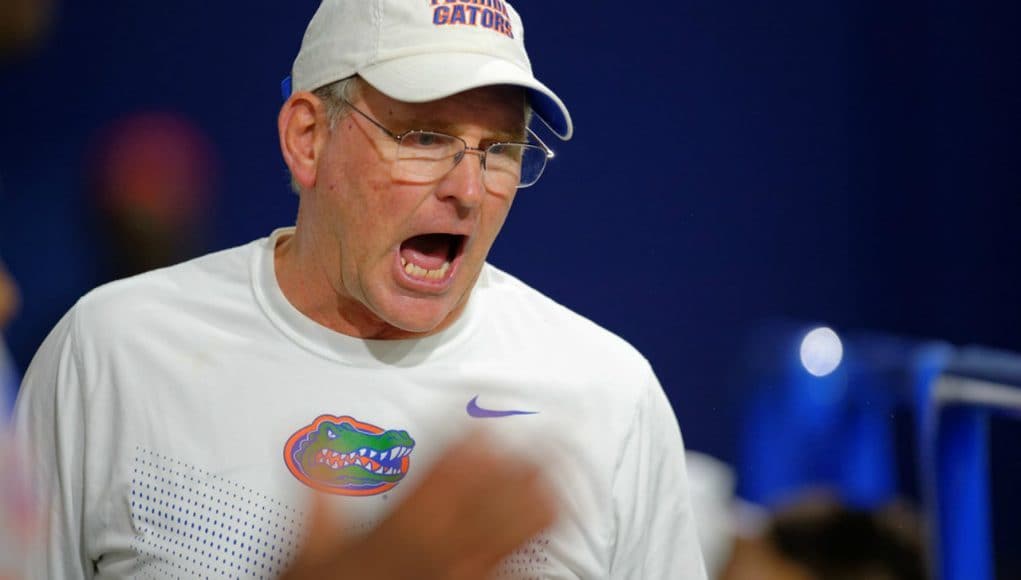 Florida Gators offensive line coach Mike Summers at Friday Night Lights- 1280x853