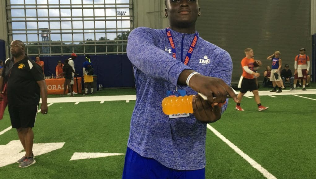 Florida Gators recruiting target Reuben Unije at Friday Night Lights- 1280x960