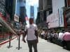 University of Florida cornerback Jalen Tabor stands in Times Square in New York City during a media tour- Florida Gators football- 1280x853