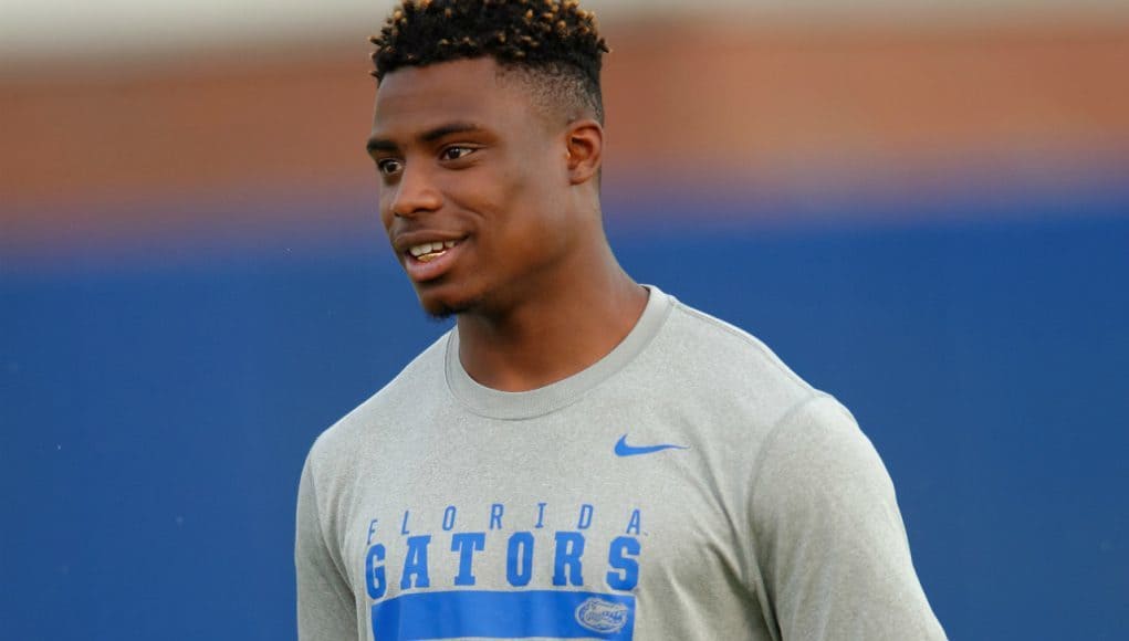 University of Florida freshman defensive back Chauncey Gardner works the Jim McElwain football camp in Gainesville- Florida Gators football- 1280x852