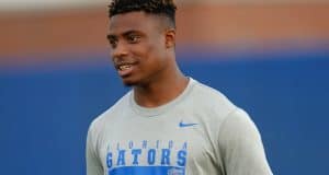 University of Florida freshman defensive back Chauncey Gardner works the Jim McElwain football camp in Gainesville- Florida Gators football- 1280x852