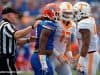 University of Florida linebacker Daniel McMillian gets in the face of a Tennessee player in a 2015 win in Gainesville- Florida Gators football- 1280x852