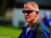 University of Florida strength coach Mike Kent watches the Florida Gators go through a practice during spring camp in 2015- Florida Gators football- 1280x852