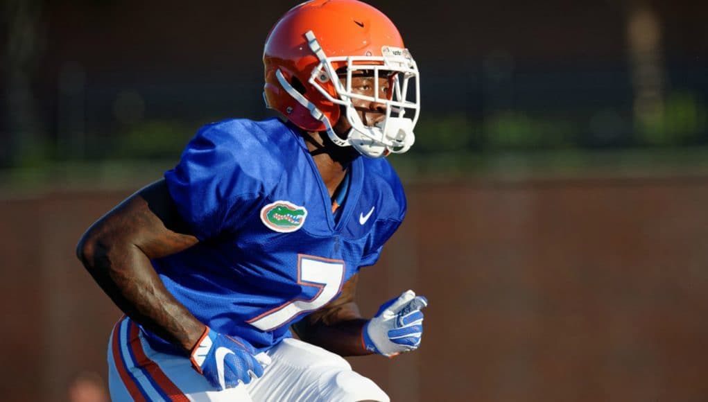 Florida Gators DB Duke Dawson at practice on August 24th- 1280x853