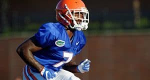 Florida Gators DB Duke Dawson at practice on August 24th- 1280x853