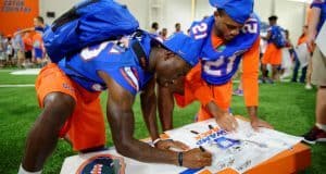 Florida Gators defensive back Joseph Putu at fan day- 1280x853