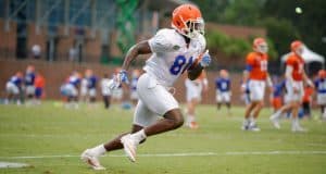 Florida Gators receiver Antonio Callaway at fall practice in 2016- 1280x853
