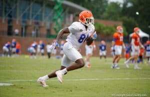 Florida Gators receiver Antonio Callaway at fall practice in 2016- 1280x853